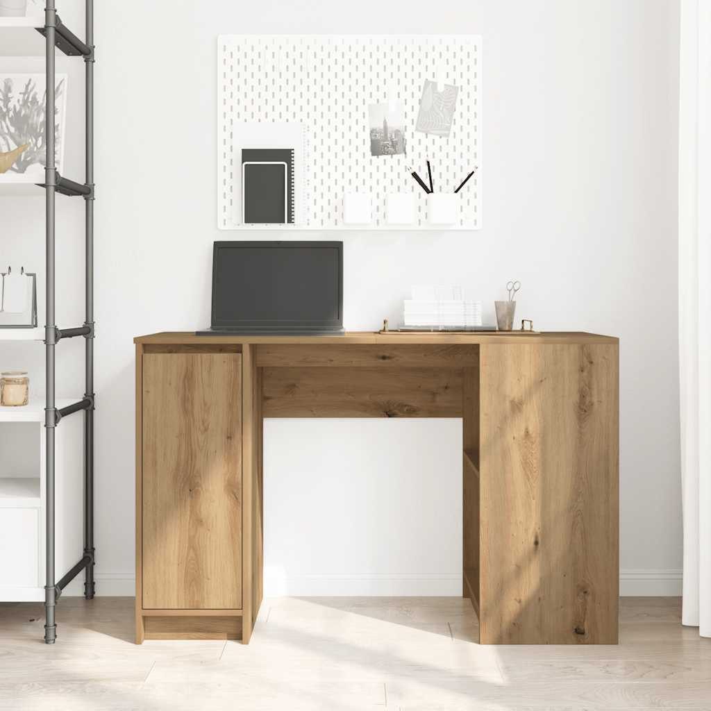 vidaXL Schreibtisch Schreibtisch Artisan-Eiche 120x42x76 cm Holzwerkstoff