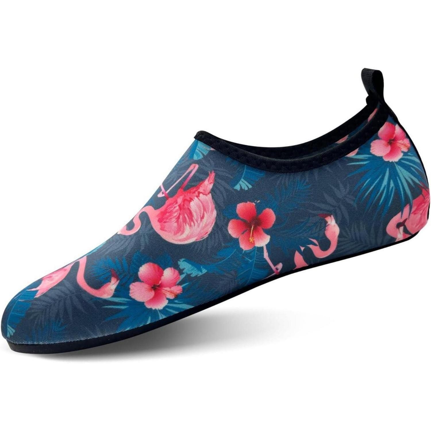 LuxusKollektion Wasserschuhe Schwimmschuhe Aquaschuhe 40 41 EU 43 Blau Flamingo Wasserschuh