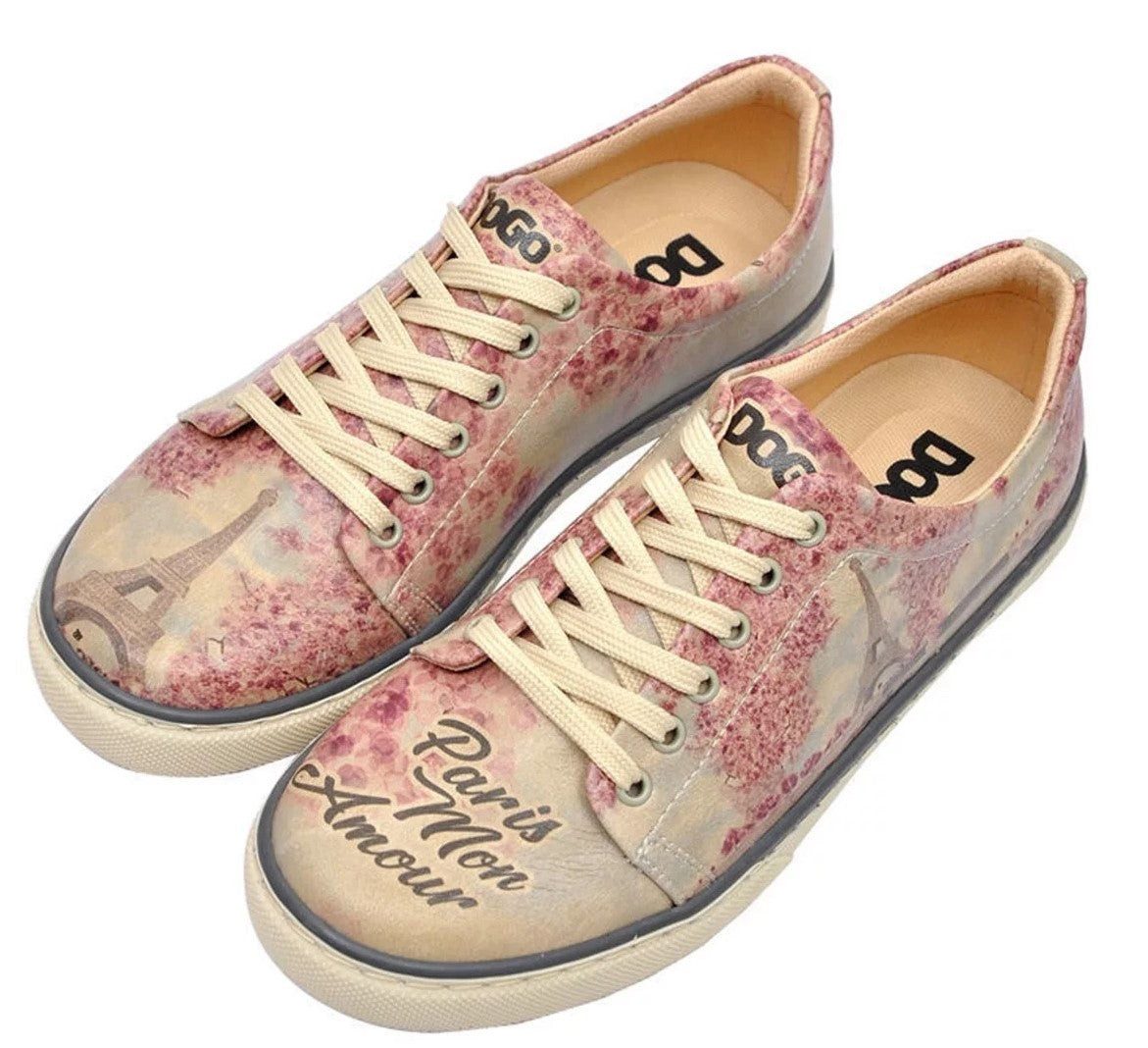 Dogo Sneaker Paris roza und beige Sneaker