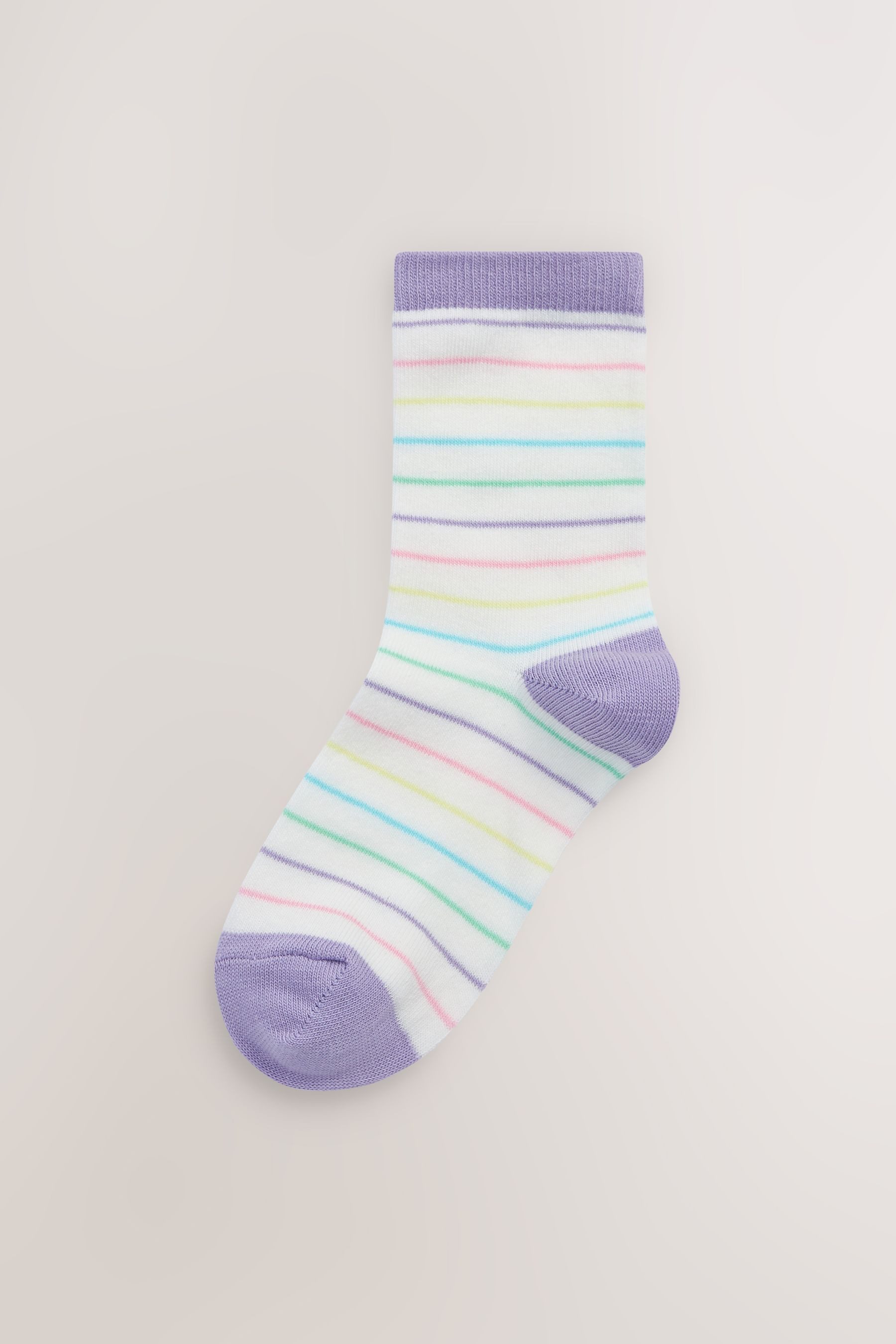 Next Kurzsocken 7er-Pack Baumwollsocken mit Streifen/Punkte (7-Paar)