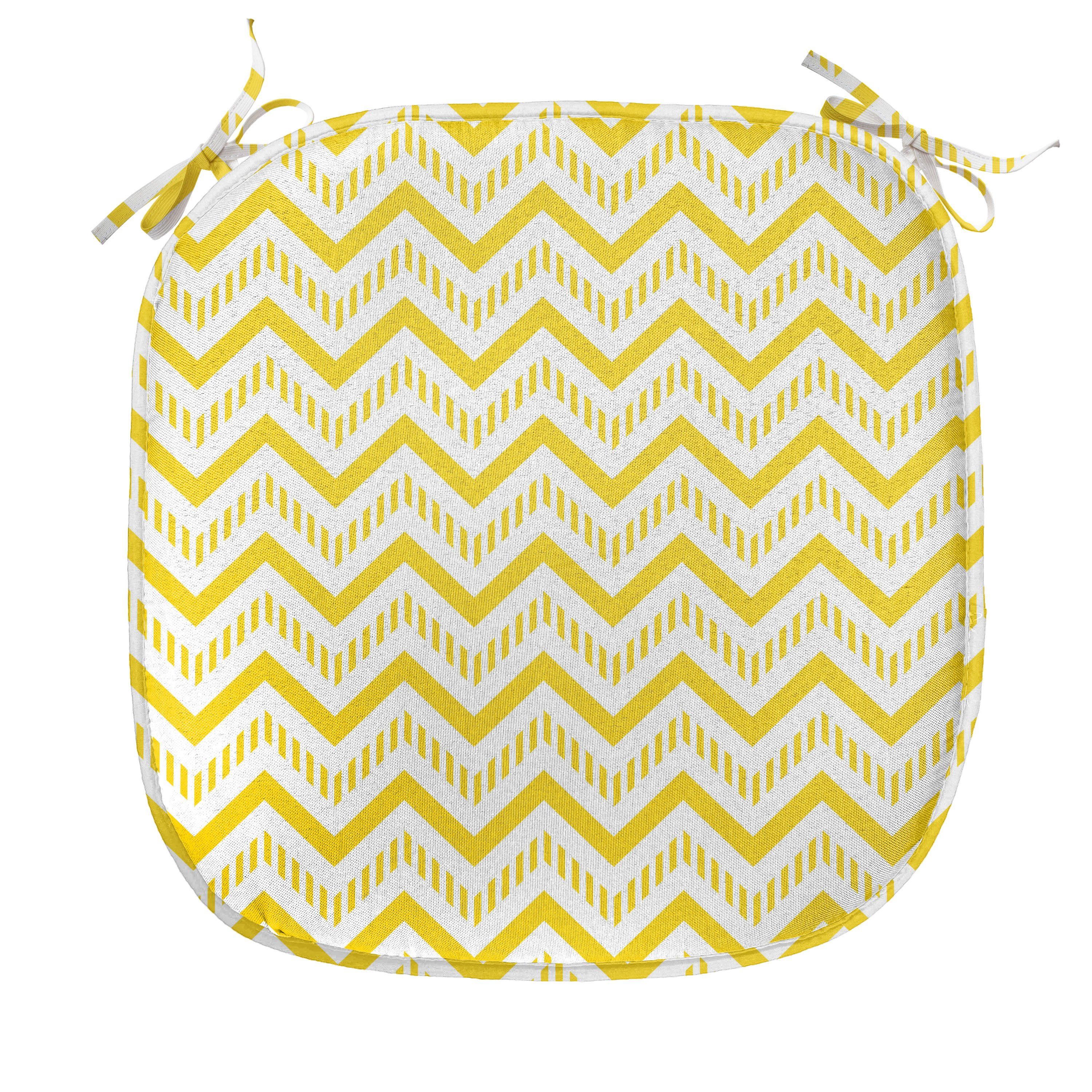 Stuhlkissen Dekoratives wasserfestes Kissen mit Riemen für Küchensitze