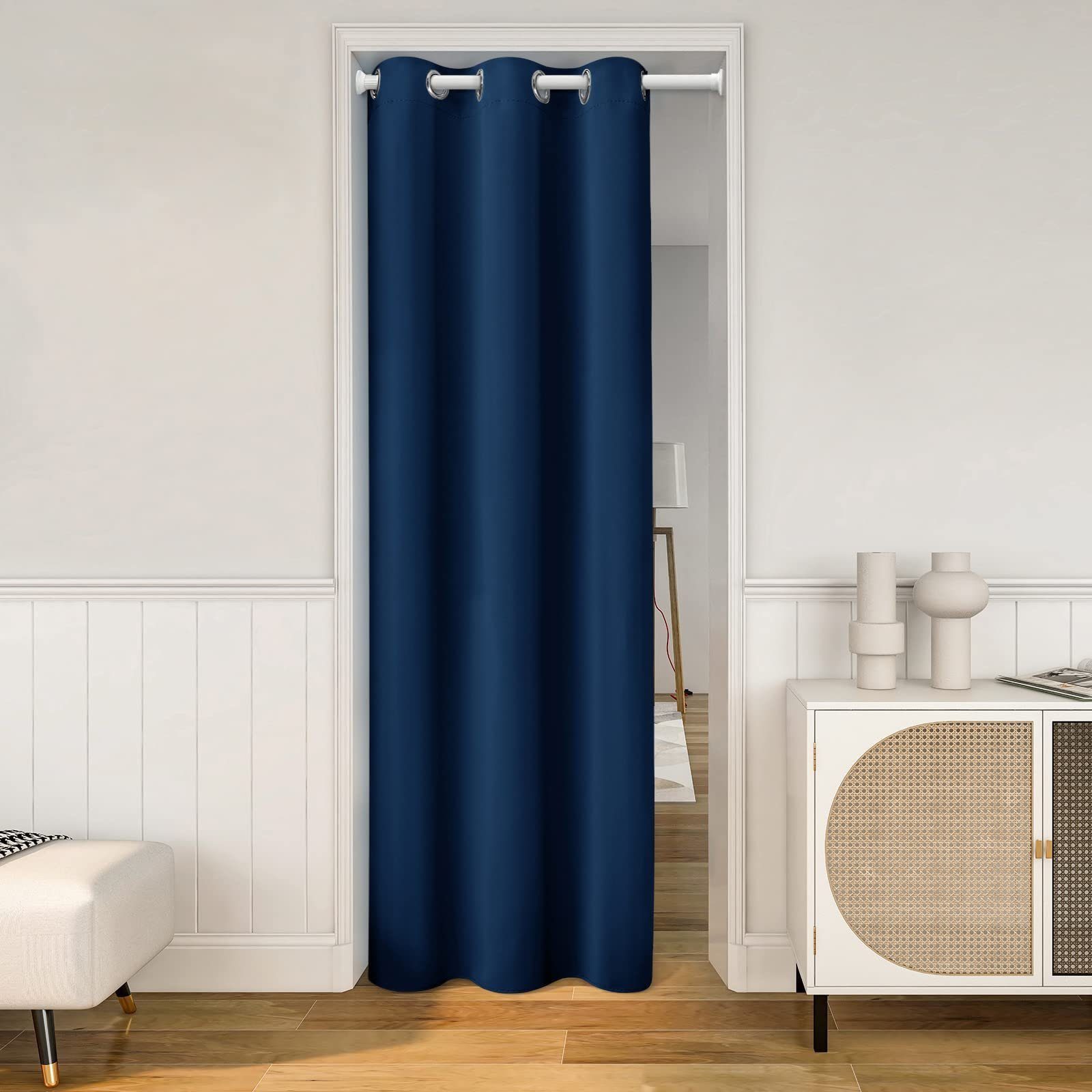 BYSURE Türvorhang, Ösen (1 St), abdunkelnd, Polyester, Boho-Vorhang, Sichtschutz, Türvorhänge