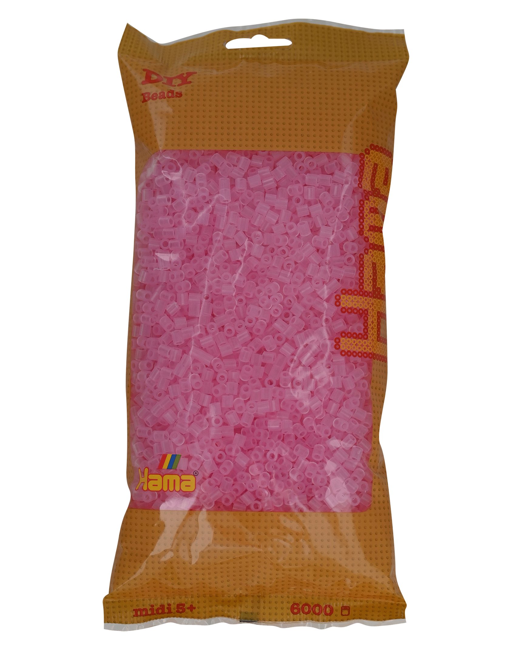 Hama Bügelperlen 6000 Hama Midi Bügelperlen - Transparent-Pink