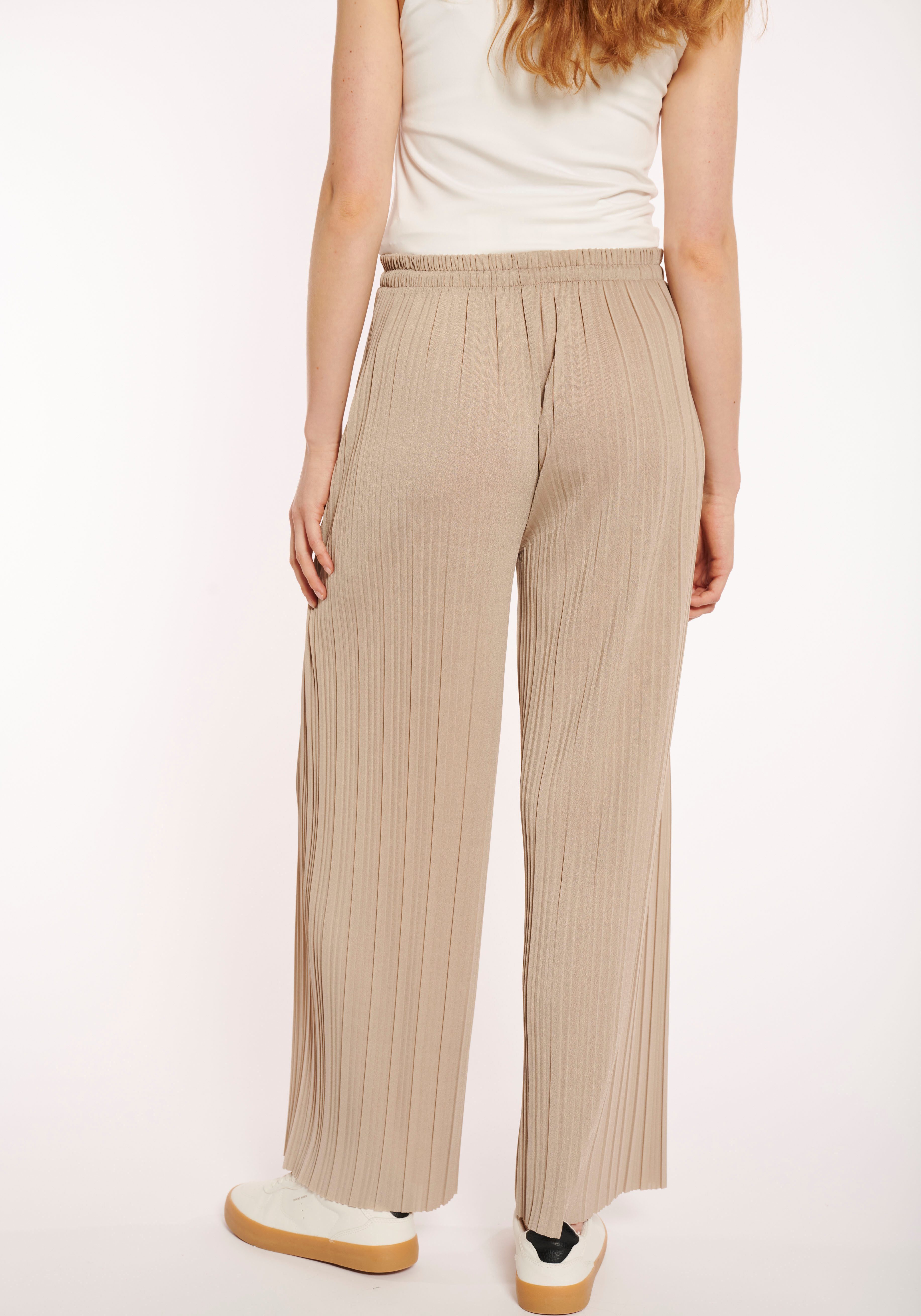 HaILY’S Schlupfhose LG P TR Fa44biola Sommerhose, mit Plisseefalten günstig online kaufen