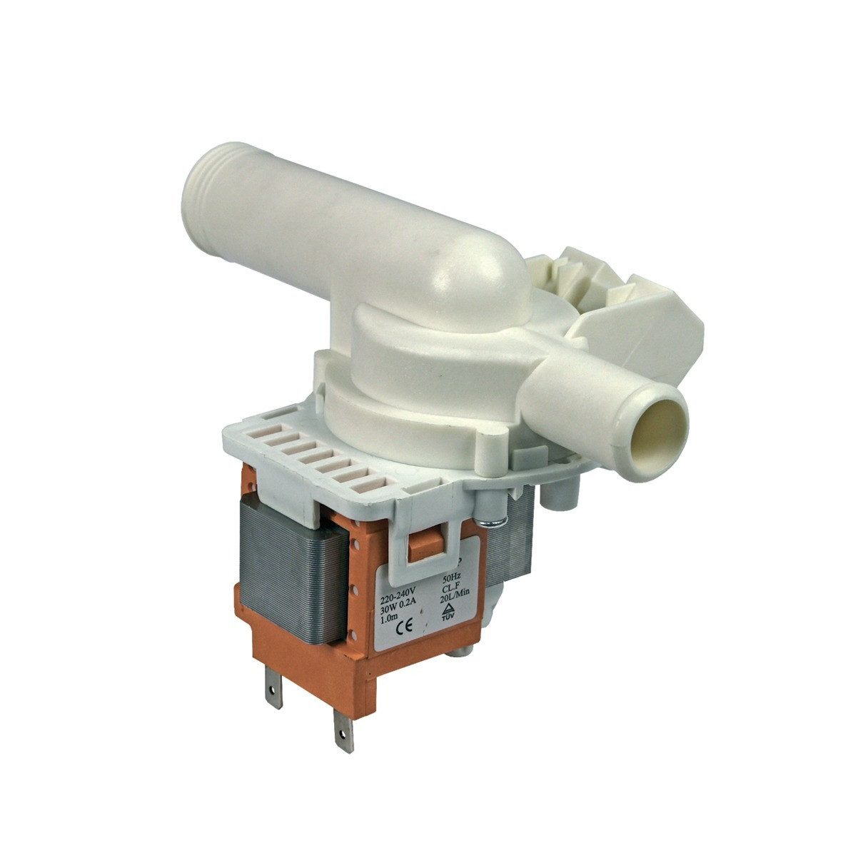easyPART Elektropumpe wie EUROPART 10001377 Ablaufpumpe Laugenpumpe, Waschmaschine