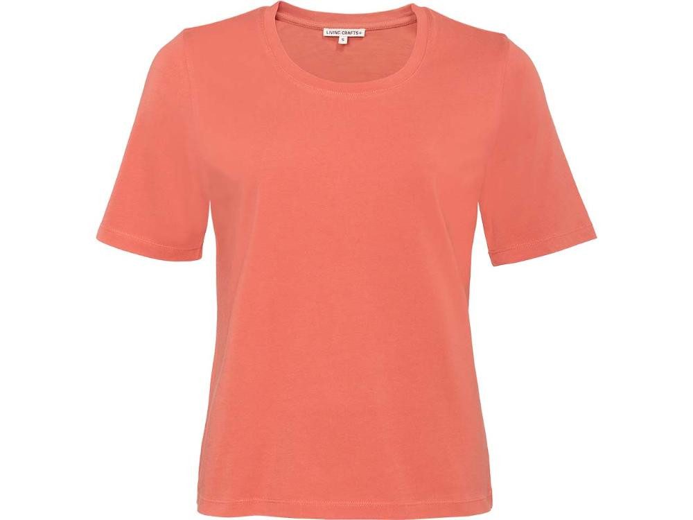 LIVING CRAFTS T-Shirt Living Crafts Bio-Damen-T-Shirt 'TABERA' mit Rundh