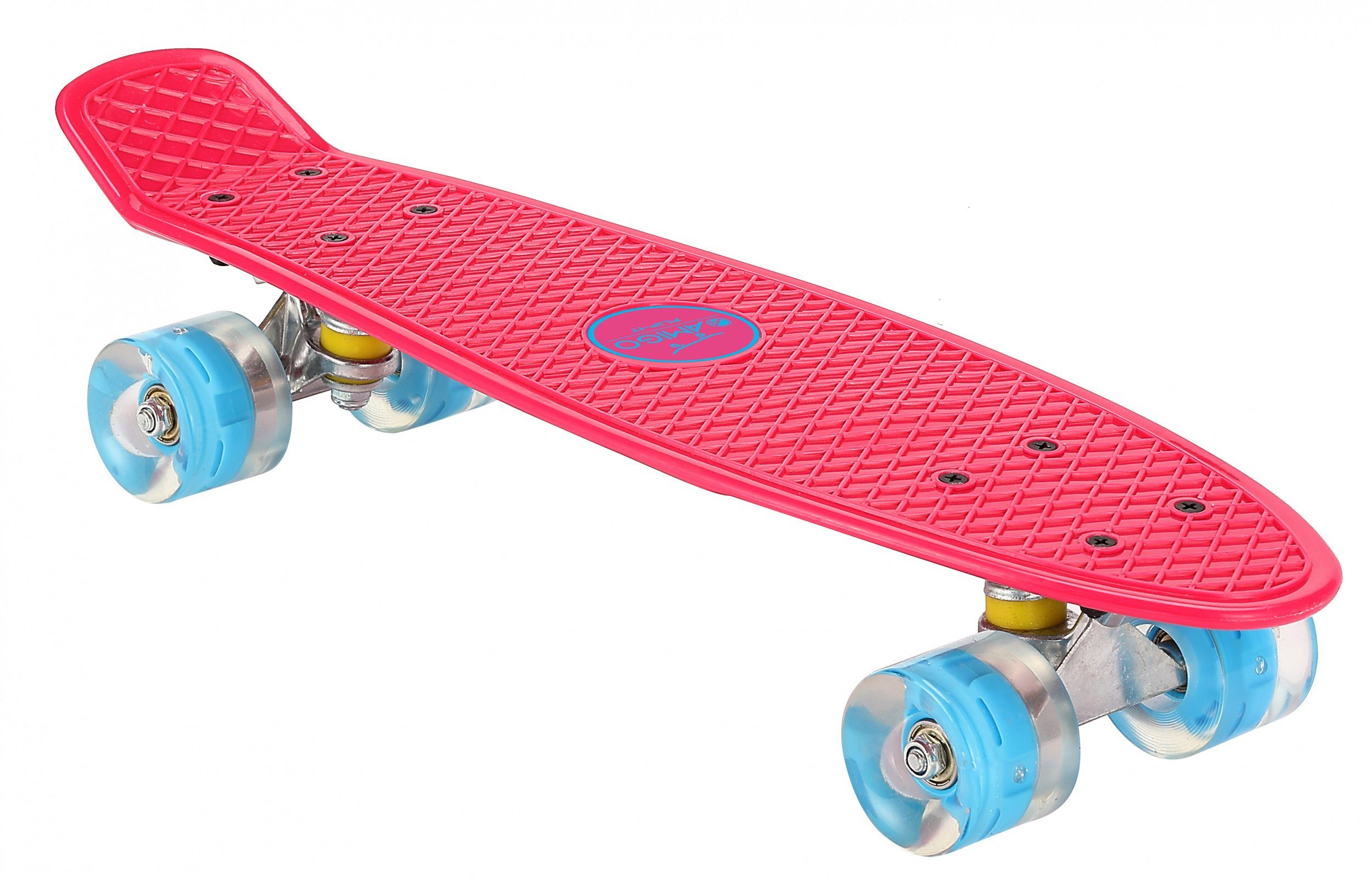 LeNoSa Skateboard Räder mit LED Lampen • Skateboard für Kinder-Jugendliche- Erwachsene • ABEC7 max. 85Kg