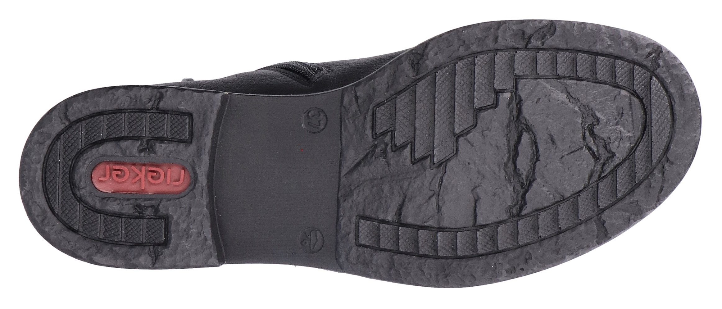 Rieker Schnürstiefelette Schnürboots, Stiefelette, Blockabsatz, mit gepolstertem Schaftrand