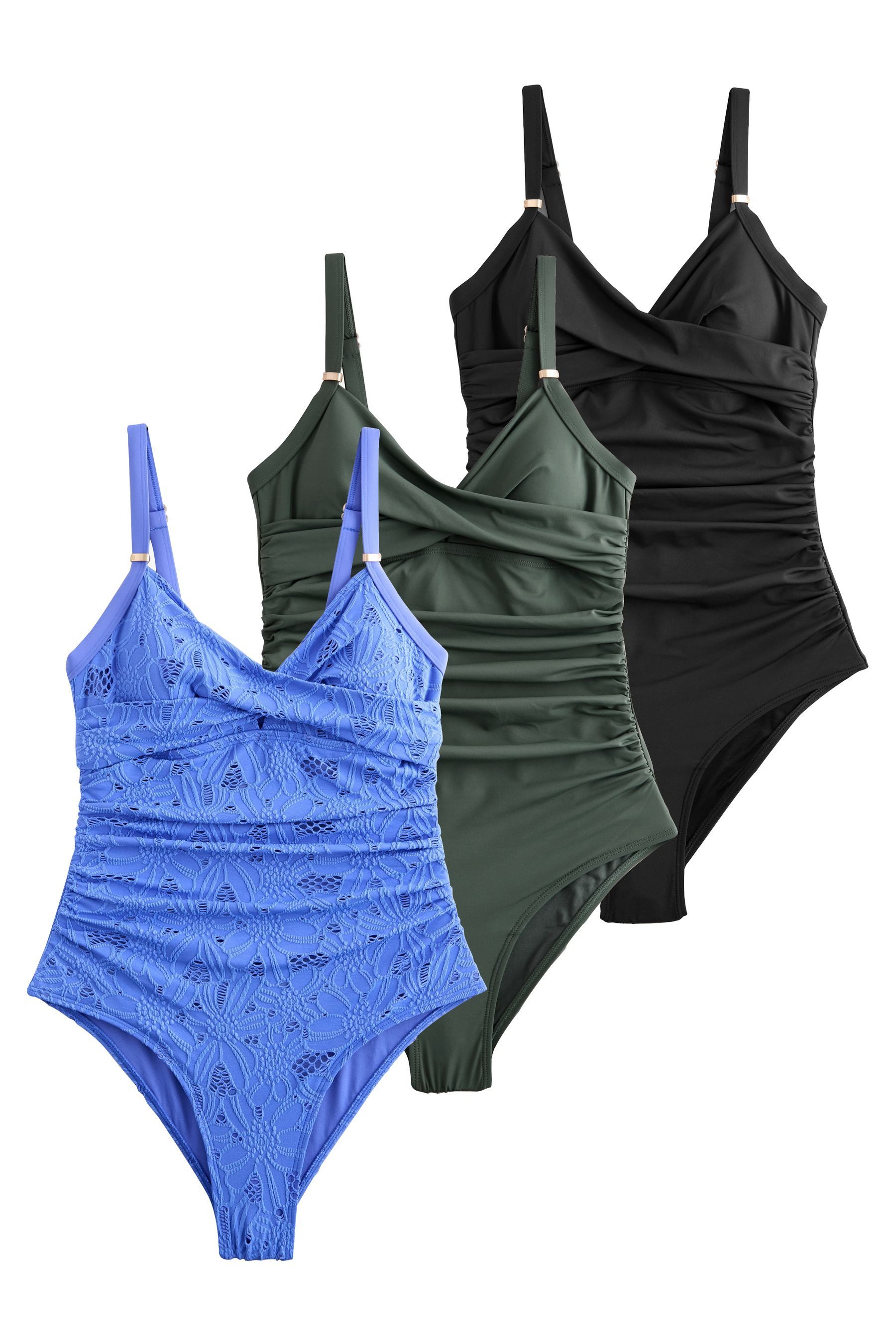 Next Badeanzug Bauchformende Badeanzüge, 3er-Pack (3-St)