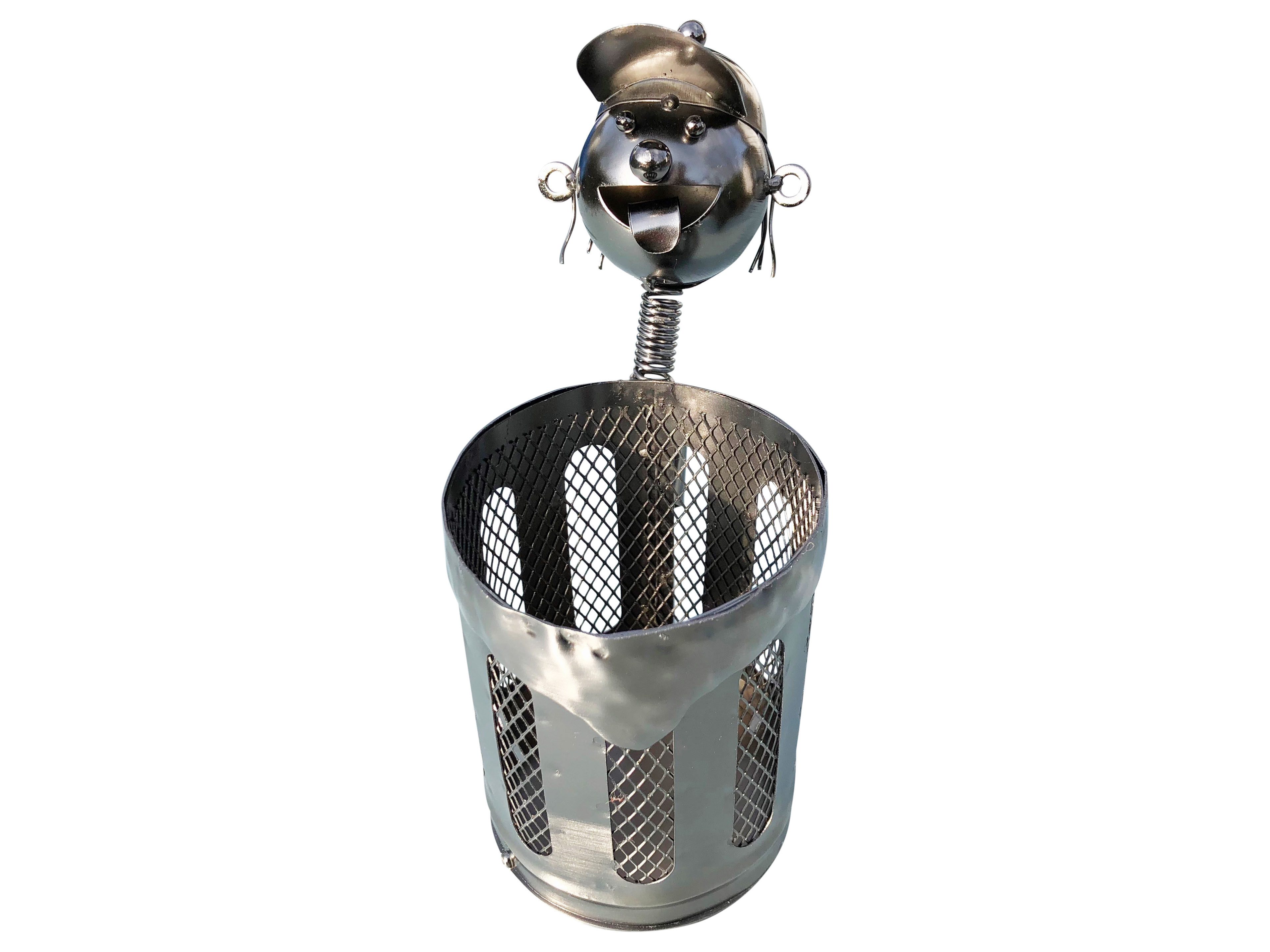 eXODA Weinflaschenhalter Wackelkopf aus Metall, (1x günstig online kaufen