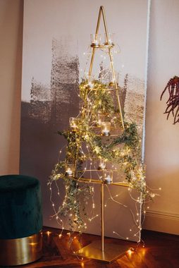 Winterliche Kunstpflanze Weihnachtsdeko, Weihnachtsgirlande Tanne, my home, Girlande, gefrostet, Länge 180 cm