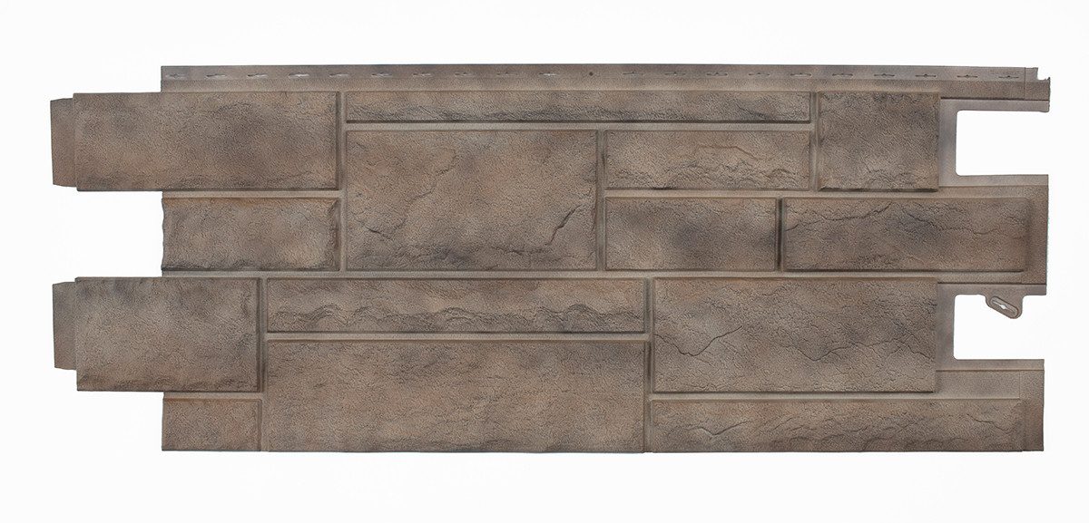 NOVIK Verkleidungspaneel NovikStone PHC Platte 122x47cm 9 St. 4,65qm Bruchstein beige, BxL: 47,00x121,92 cm, 0,52 qm, (Karton mit 9 Platten, 4,27 qm) Wandverkleidung mit 3-D-Effekt, problemlose Montage, Natursteinoptik