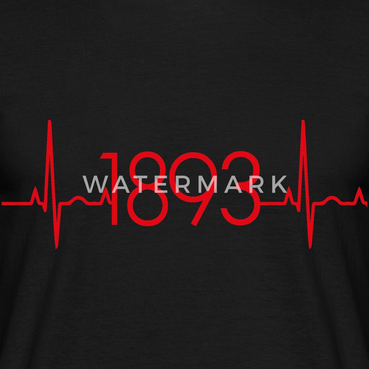 Spreadshirt T-Shirt Stuttgart 1893 Herzschlag Fußball günstig online kaufen