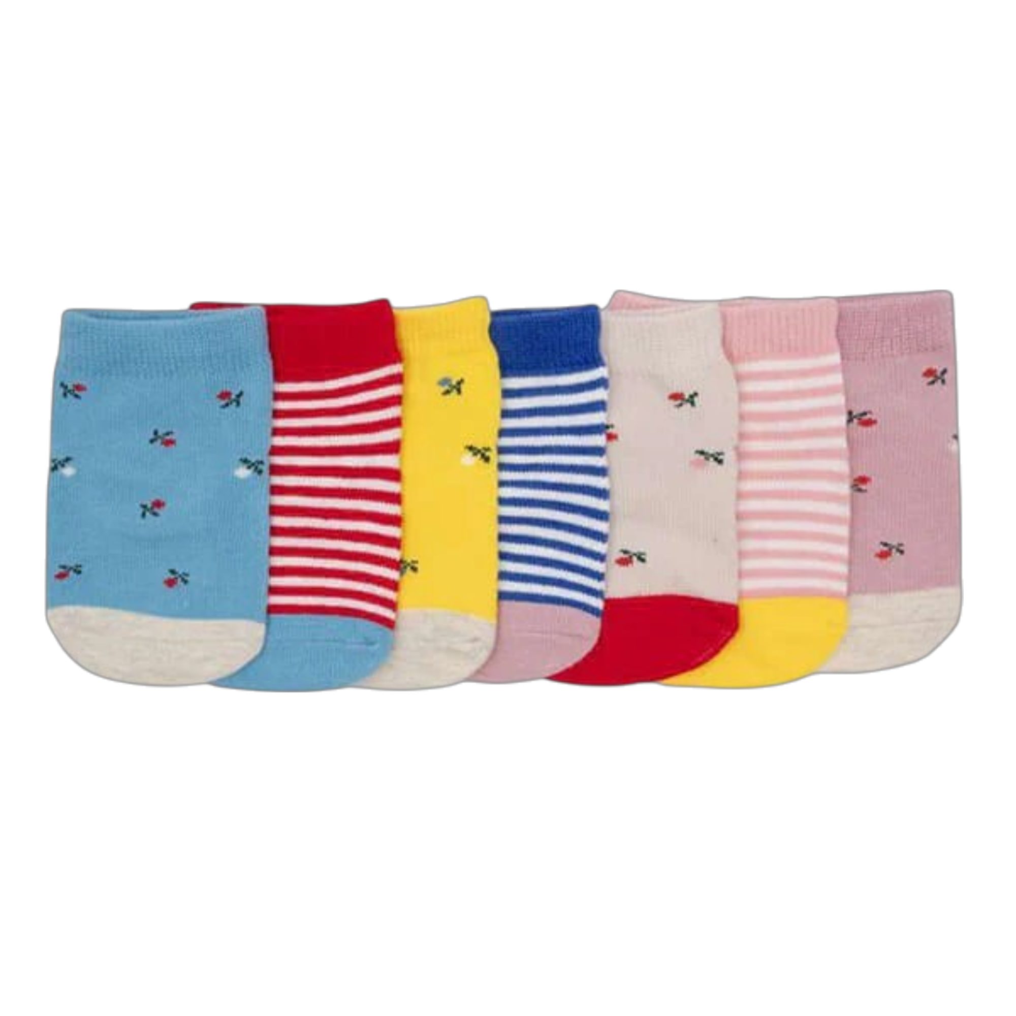 Bale Basicsocken 7er-Pack Babysocken bunt – Baumwollmix für Jungen & Mädchen