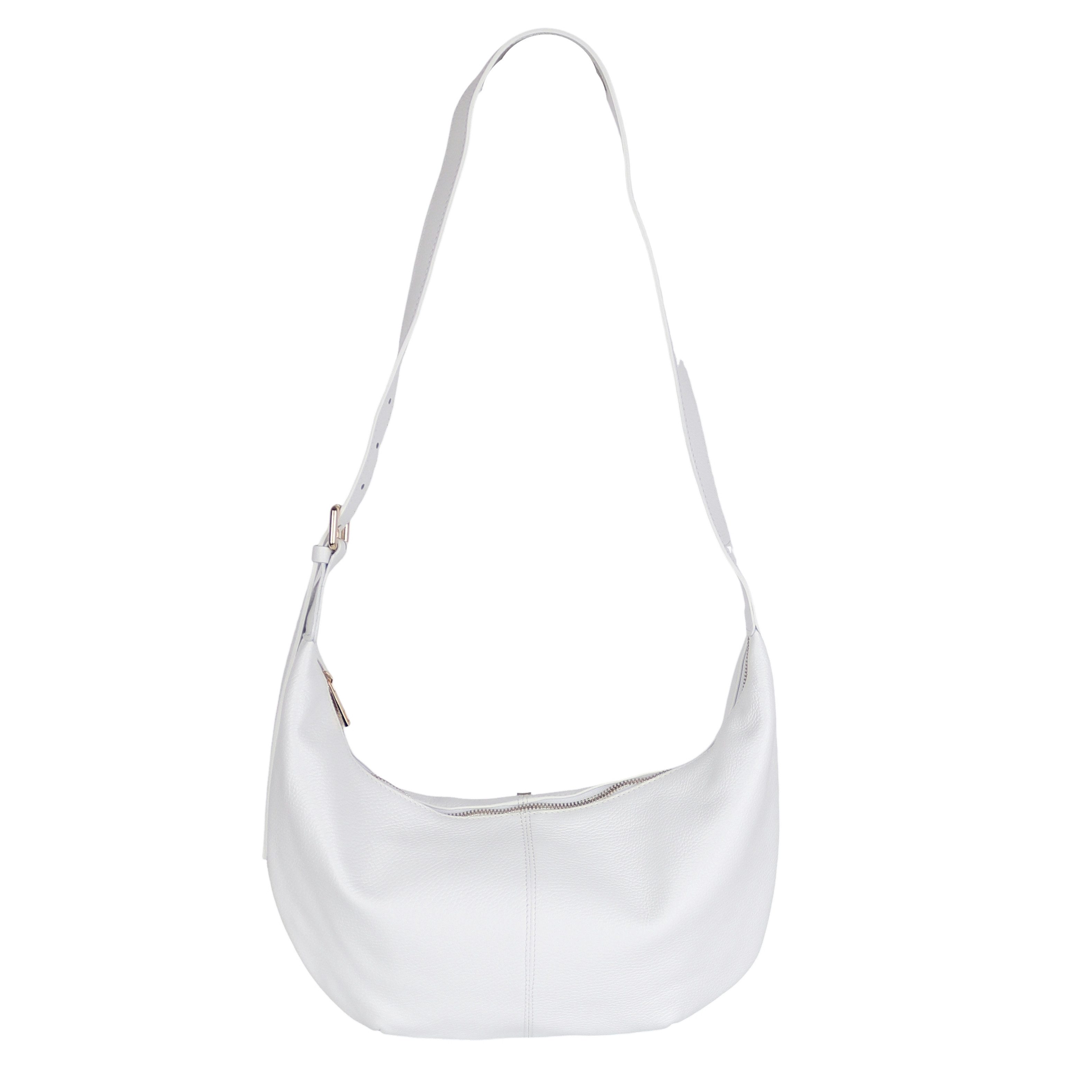 Umhängetasche Damen Crossbody Bag, Echtleder Made In Italy