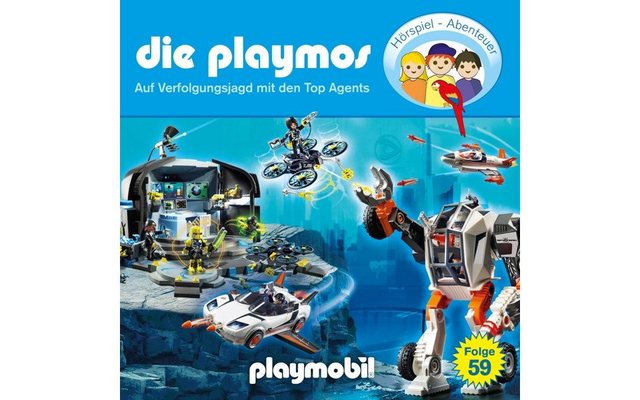 Music & Sounds Hörspiel-CD Die Playmos - Auf Verfolgungsjagd mit den Top Ag günstig online kaufen