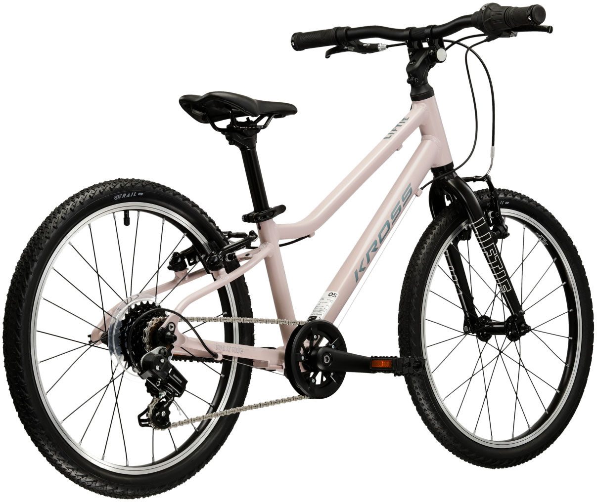 Kross Kinderfahrrad KROSS Kinderrad Lightweight Liftie 20" rosa, 7 Gang Shimano TOURNEY TY200 Schaltwerk, Kettenschaltung
