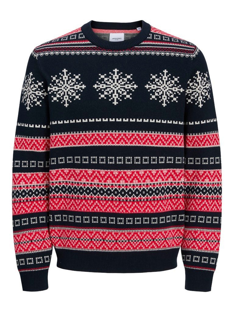 Jack & Jones Strickpullover JJXMAS NOEL KNIT CREW NECK günstig online kaufen