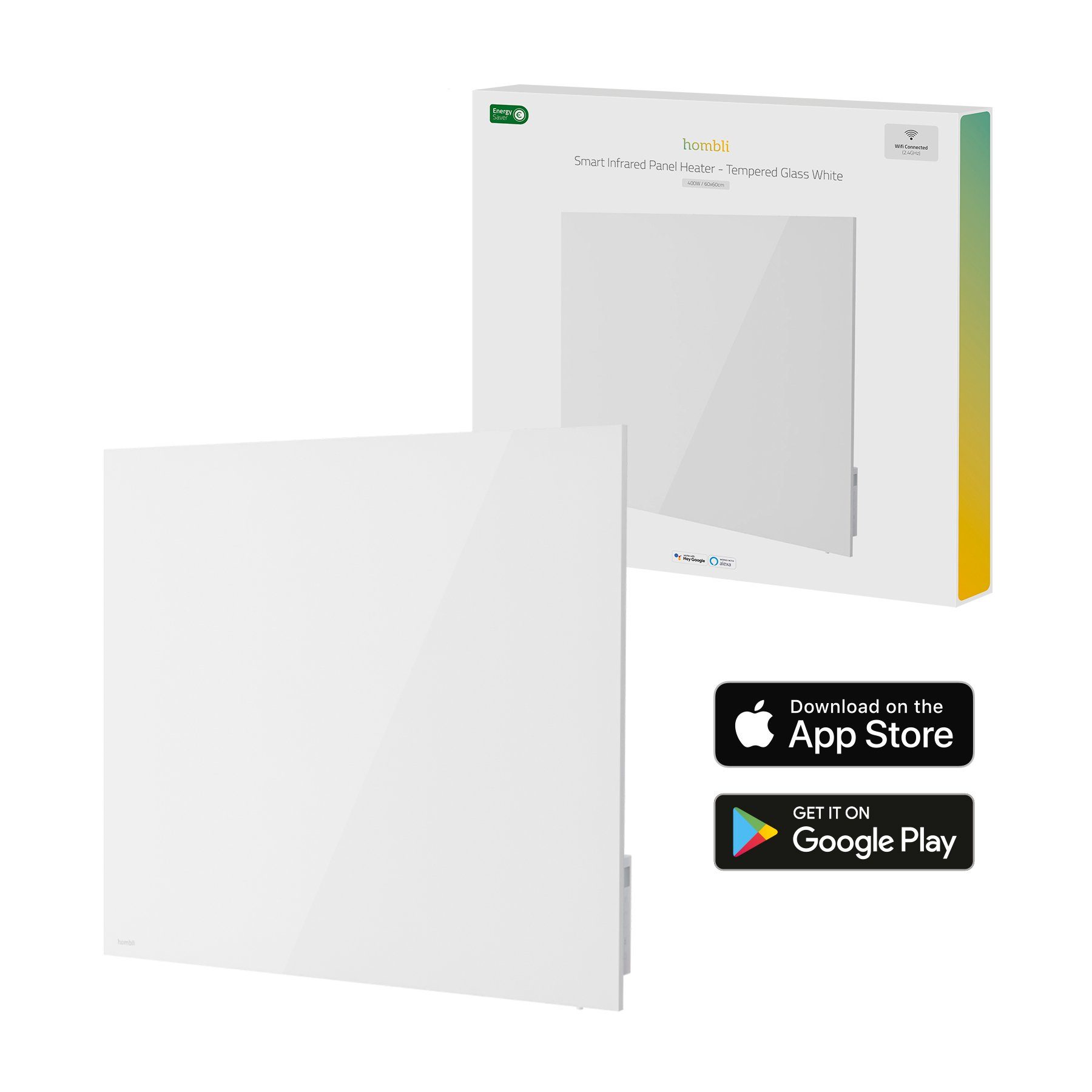 Smartes Infrarot Glas Heizpanel 400W Smart-Home-Zubehör