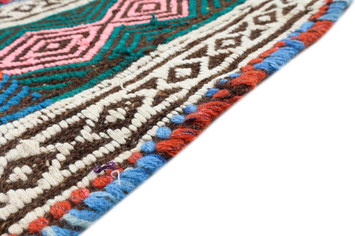 Orientteppich Kelim Orientteppich rechteckig, Handgewebter mm Afghan Nain Trading, Höhe: 139x259 3 Läufer, Antik