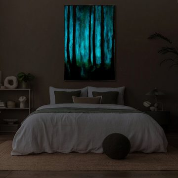 YS-Art Gemälde Atmosphäre des Waldes, Wald
