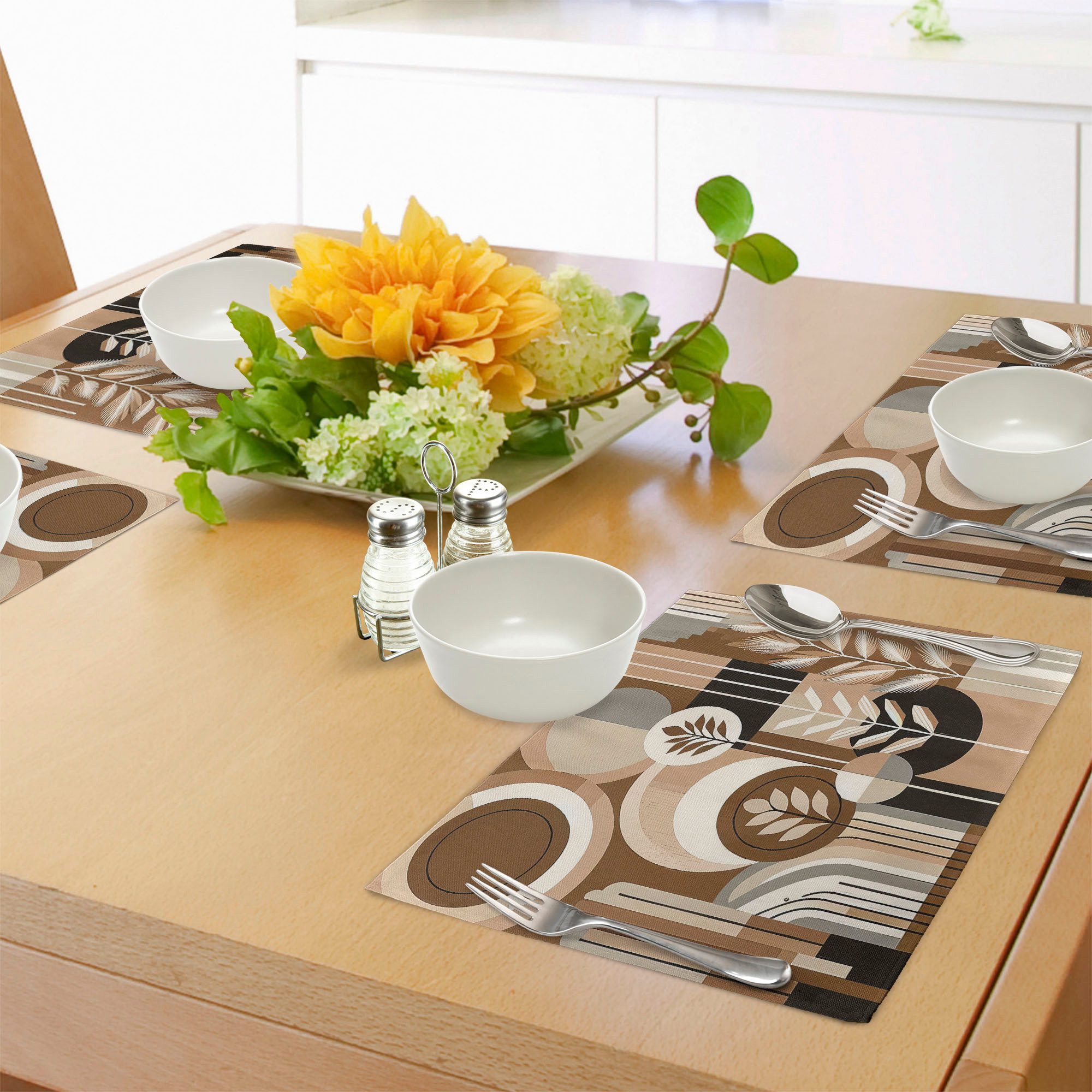 Abakuhaus Platzset Waschbare Stoff Esszimmer Küche günstig online kaufen