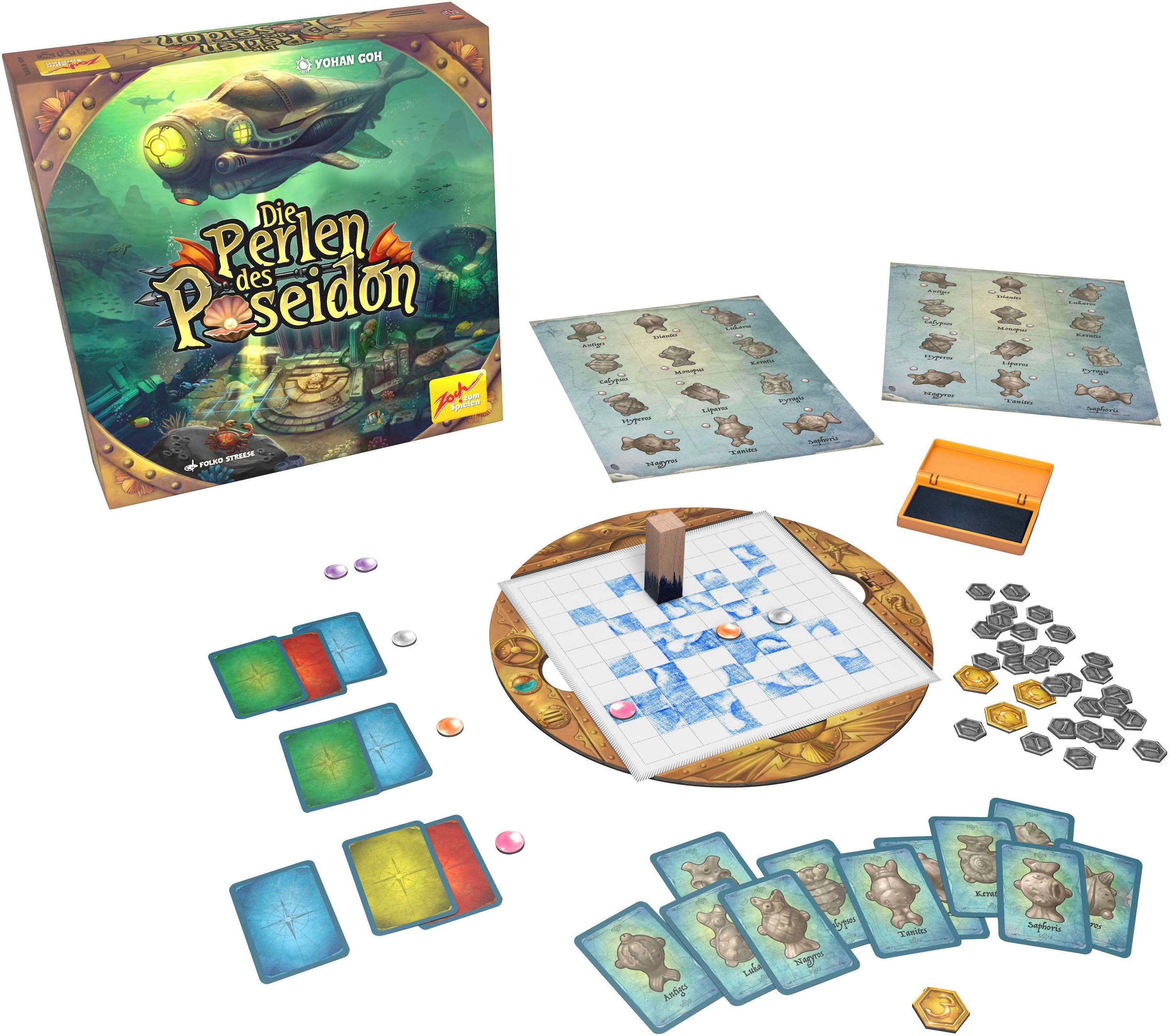 Zoch Spiel Die Perlen des Poseidon, Familienspiel
