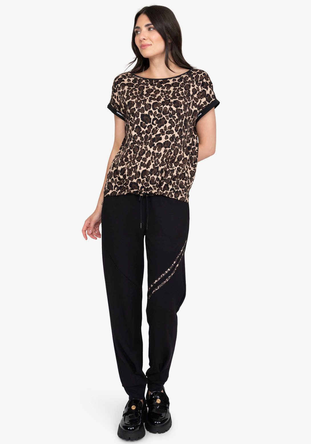 Sportalm Kitzbühel Schlupfbluse mit Animalprint