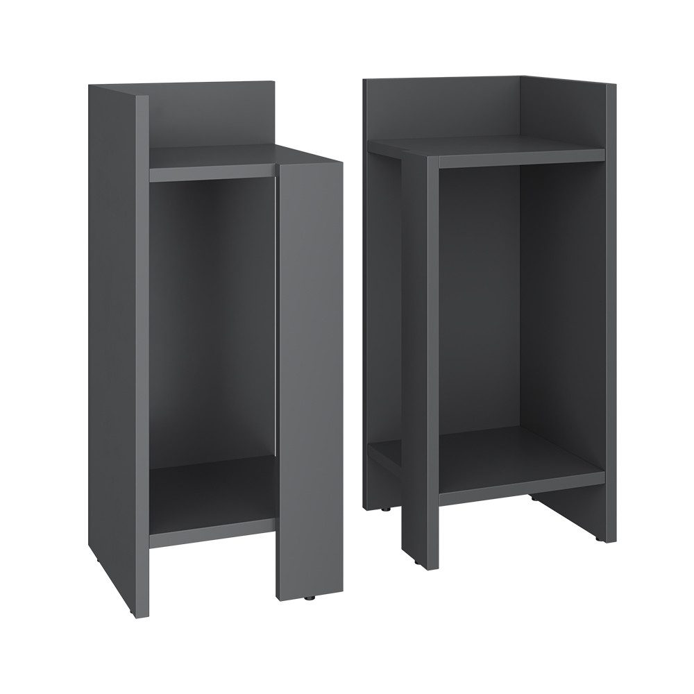 Vicco Nachtschrank Lenar, Anthrazit, 27 x günstig online kaufen