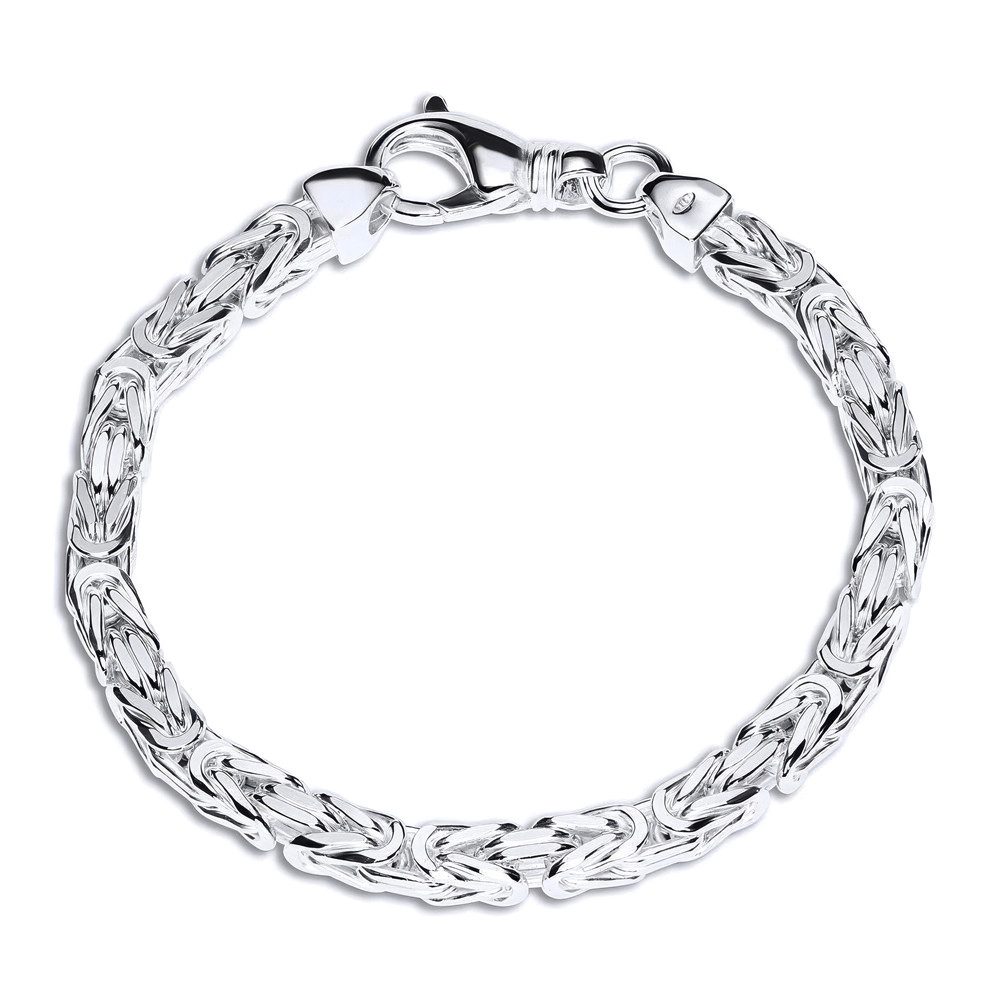 JEWLIX Königsarmband JEWLIX Königsarmband aus 925er Sterling Silber 6mm - 19cm Länge