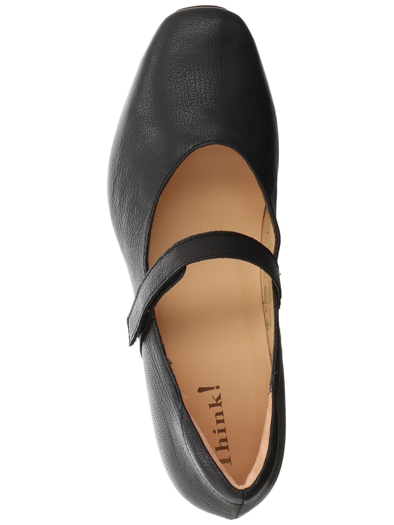 Think! Think! Ballerinas Nappaleder Riemchenballerina