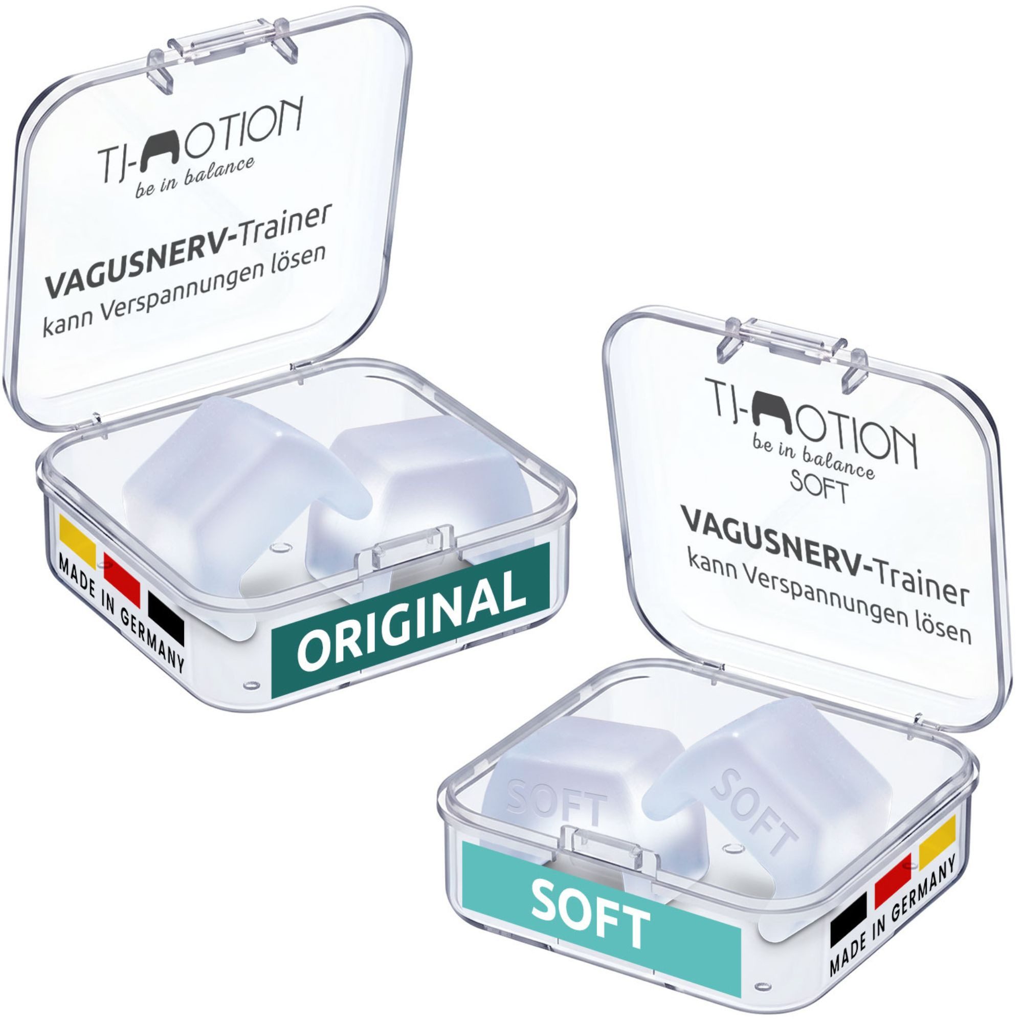 TJ-MOTION be in balance Massagegerät TJ-Motion innovative Lösung von Kiefer-Nacken- Rückenverspannungen