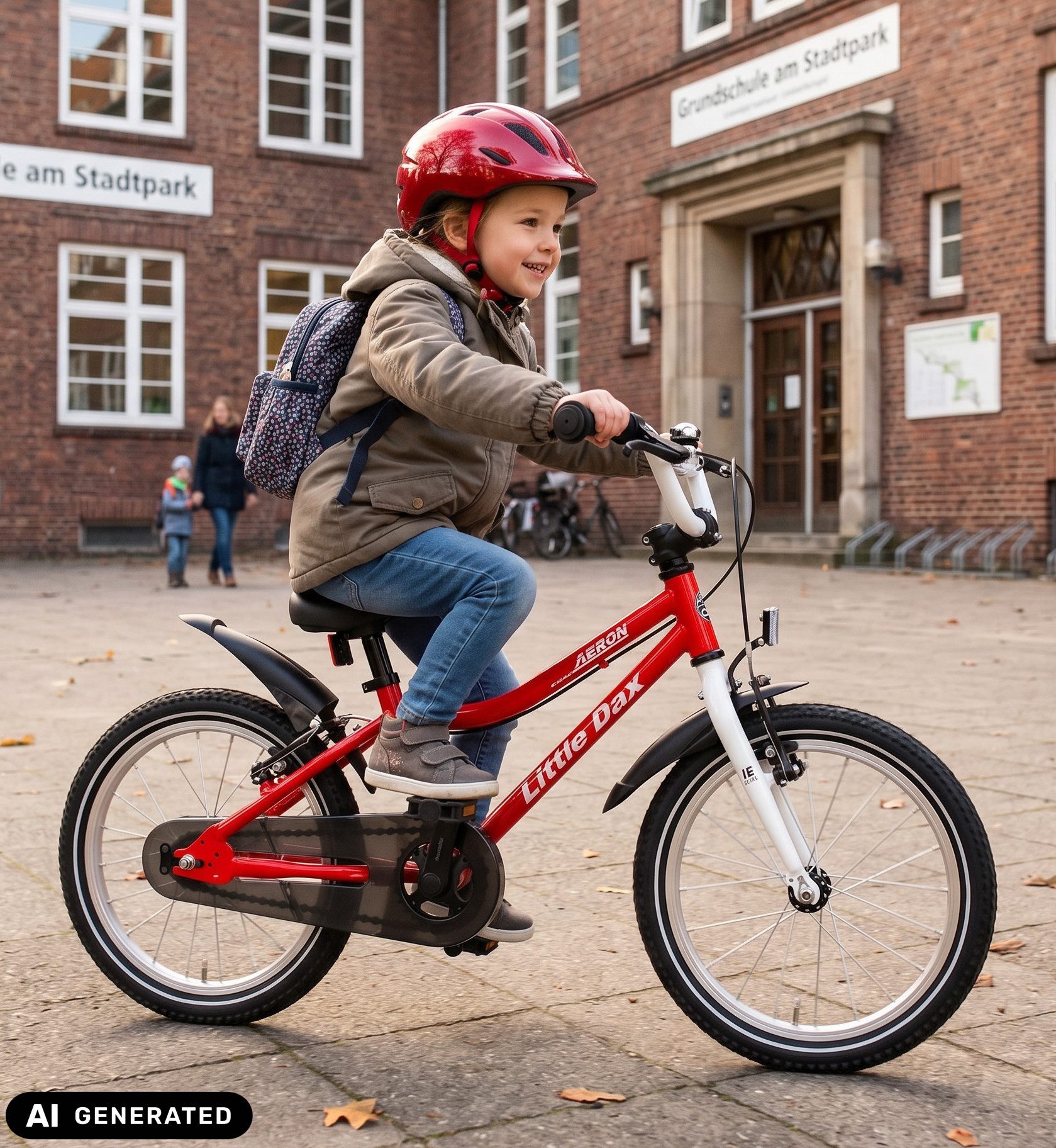 Bachtenkirch Kinderfahrrad Little Dax Fahrrad ab 3 Jahre leicht Jungen Mädchen 14 16 18 Zoll, Wählbar. Silber, Blau, Rot, 14 Zoll, 16 Zoll, 18 Zoll