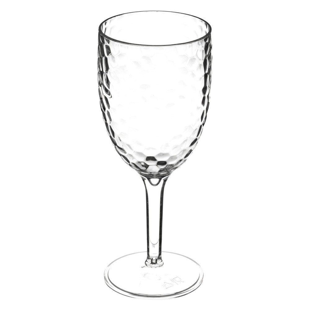 Secret de Gourmet Weinglas Weinbecher, Weinglas, Kaltgetränke ESTIVA, transparent, 350 ml, Kunststoff