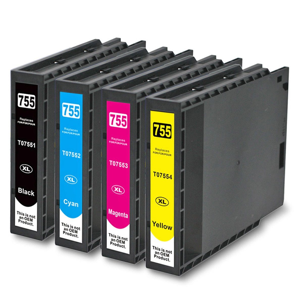 T7552XL, Epson Multipack Kompatibel D&C T7554XL T7553XL, 4-Farben T7551XL, Tintenpatrone