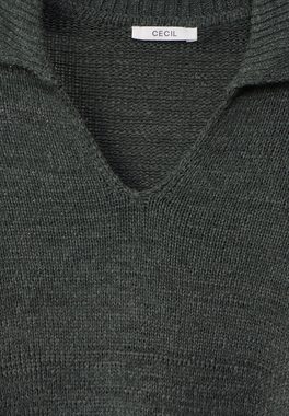 Cecil V-Ausschnitt-Pullover mit 3/4 Ärmeln
