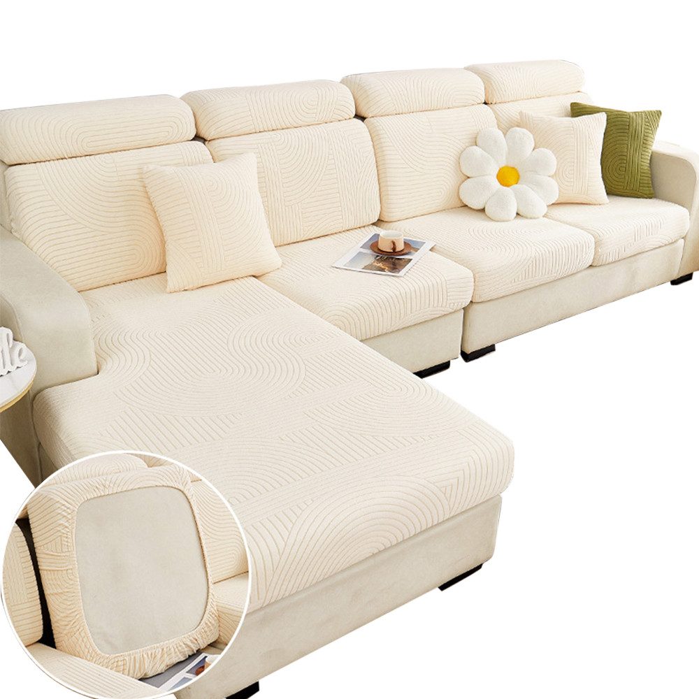 Coonoor Sofahusse Sofa Sitzbezüge Schonbezug, Elastic Stretch Sofasitzbezug günstig online kaufen