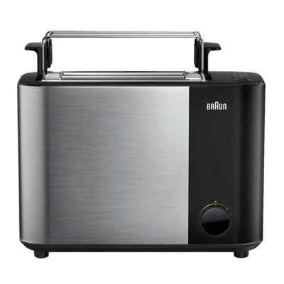 Braun Toaster HT5015 BK - Toaster - silber/schwarz
