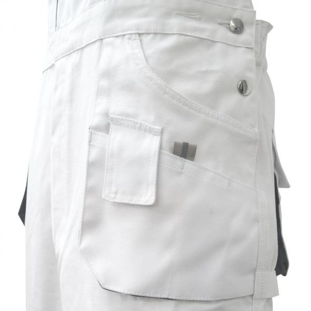 Triuso Arbeitslatzhose Latzhose Arbeitshose Malerhose Overall Blaumann Power hohe Reiß- und Scheuerfestigkeit und zugleich pflegeleicht
