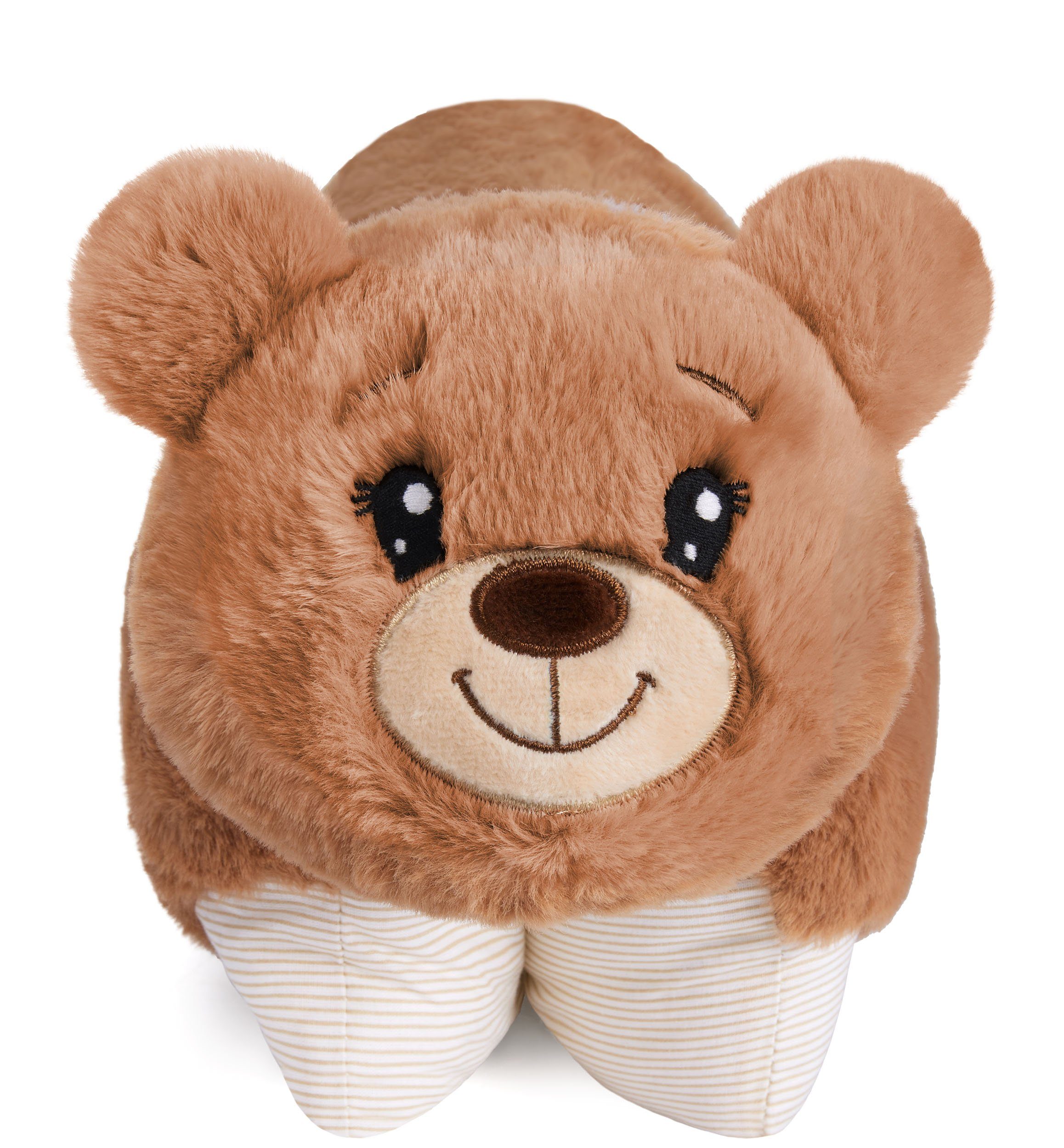 BRUBAKER Kuscheltier Kissen Bär - 2 in 1 Teddybär und Kuschelkissen - 40 x günstig online kaufen