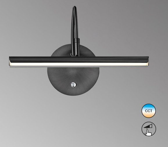 FISCHER & HONSEL LED Wandleuchte Nami, Dimmfunktion, LED fest integriert,  warmweiß - kaltweiß, EEG - Enthält Lichtquellen der  Energieeffizienzklassen: F