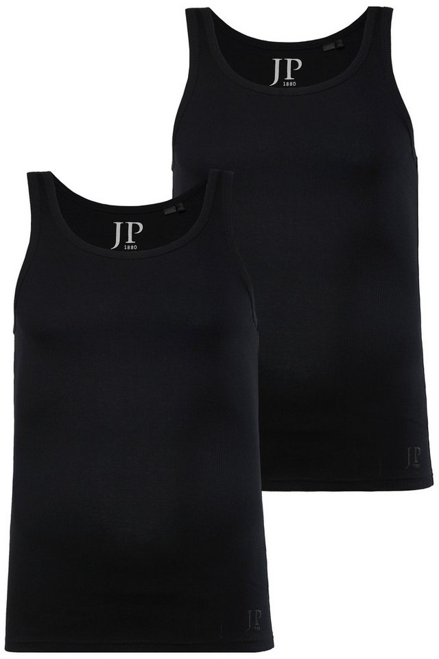 JP1880 Unterhemd Unterhemden 2er-Pack Rippjersey