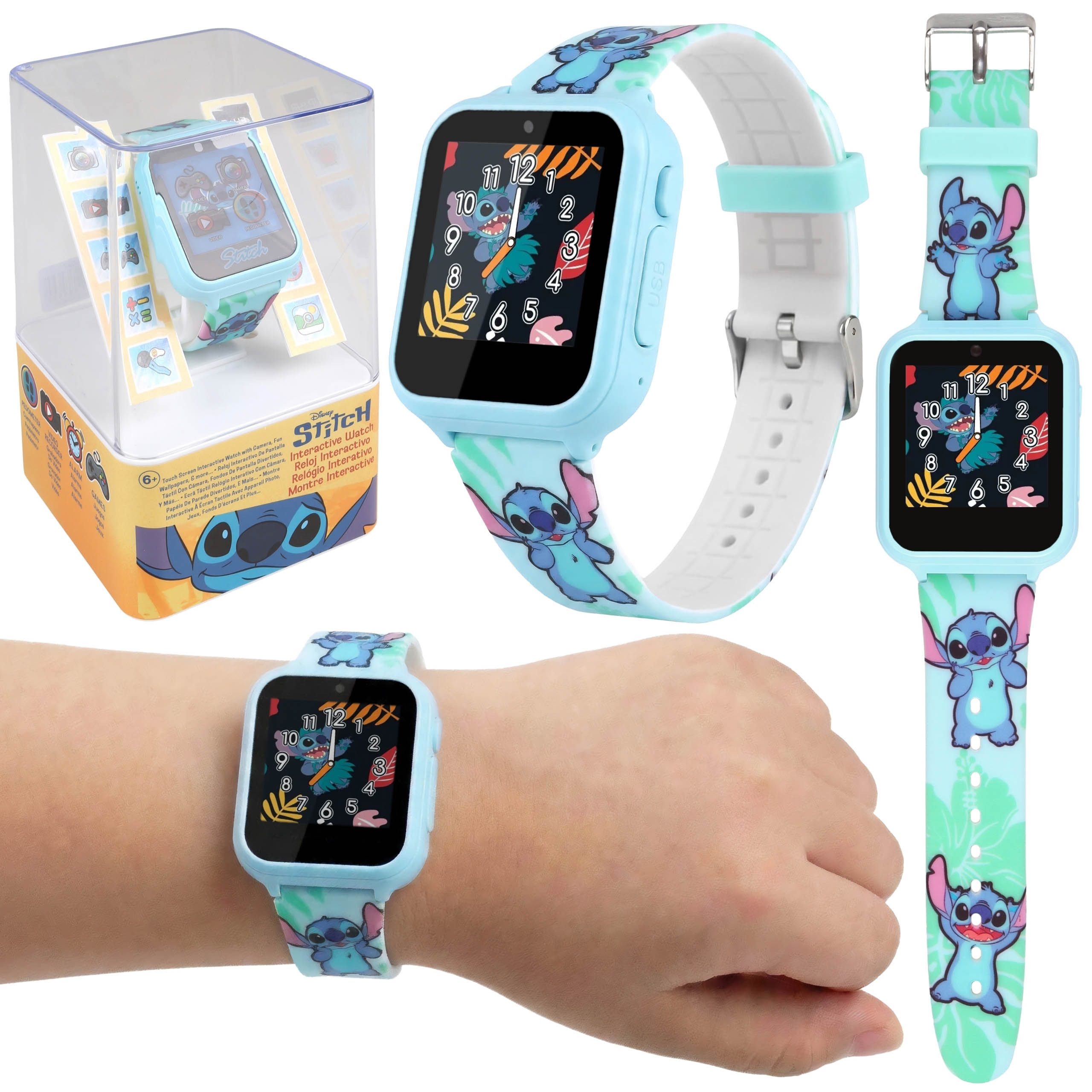 Sarcia.eu DISNEY Stitch Smartwatch für Mädchen, multifunktionale Uhr Smartwatch