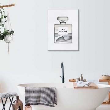 Posterlounge Leinwandbild Barlena, Ocean N°5, Wohnzimmer Skandinavisch Illustration