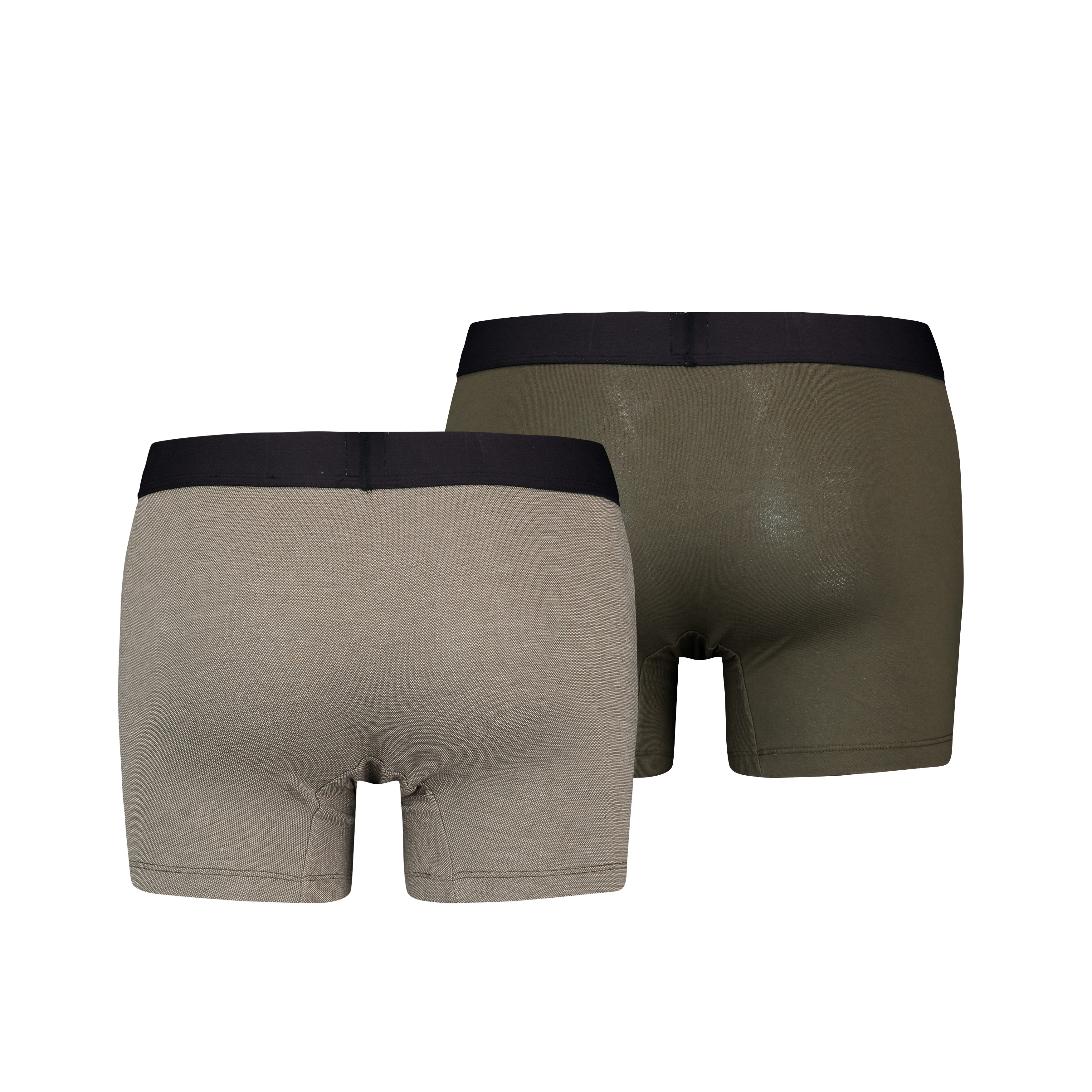 Levi's® Boxershorts LEVIS MEN MEL WB BOXER BRIEF ORG CO 2P (2er Pack) mit breitem Logobund