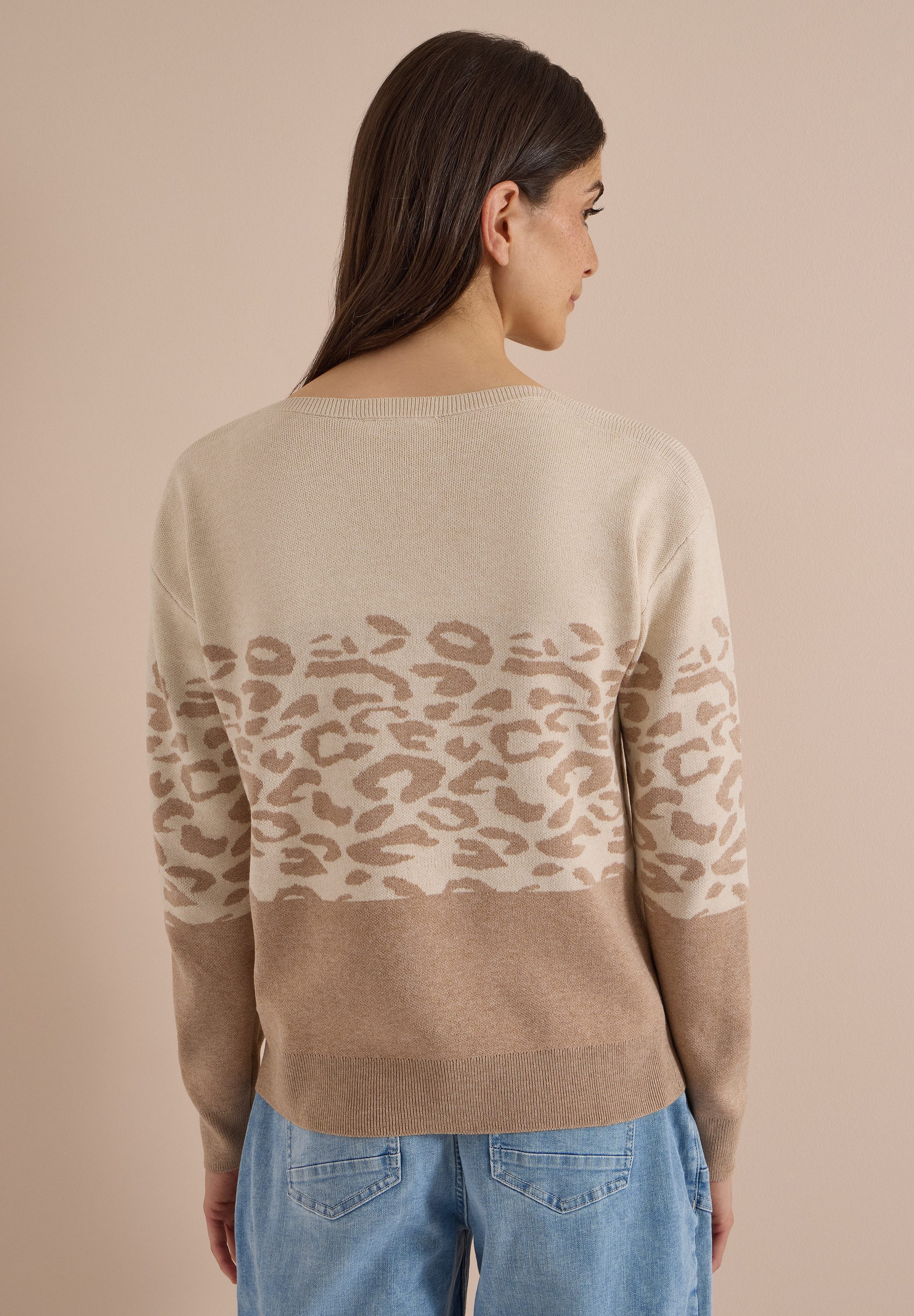 CECIL Strickpullover mit Rundhalsausschnitt