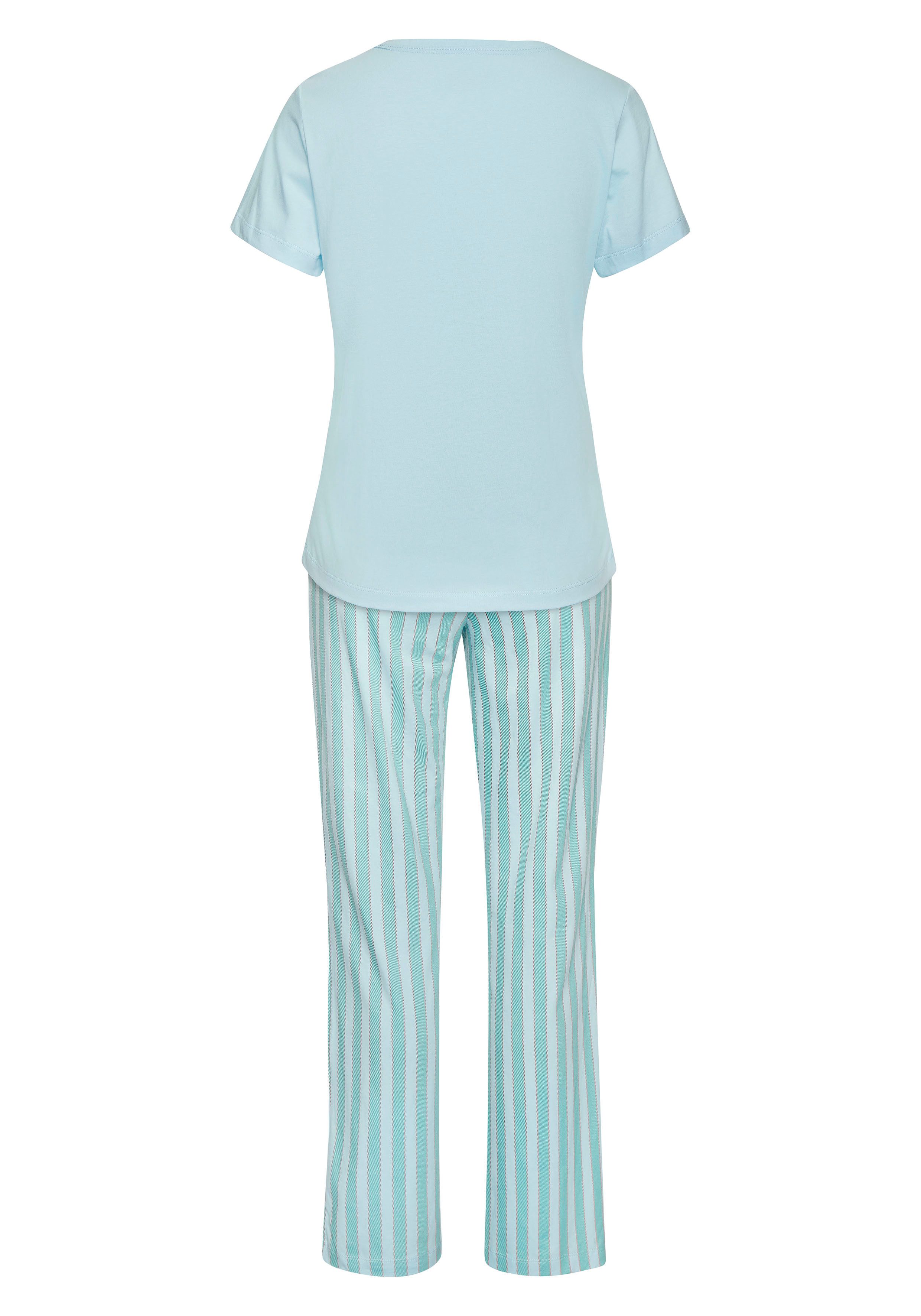 Vivance Dreams by Lascana Pyjama (Set, 2 tlg) Zartes Streifenmuster
