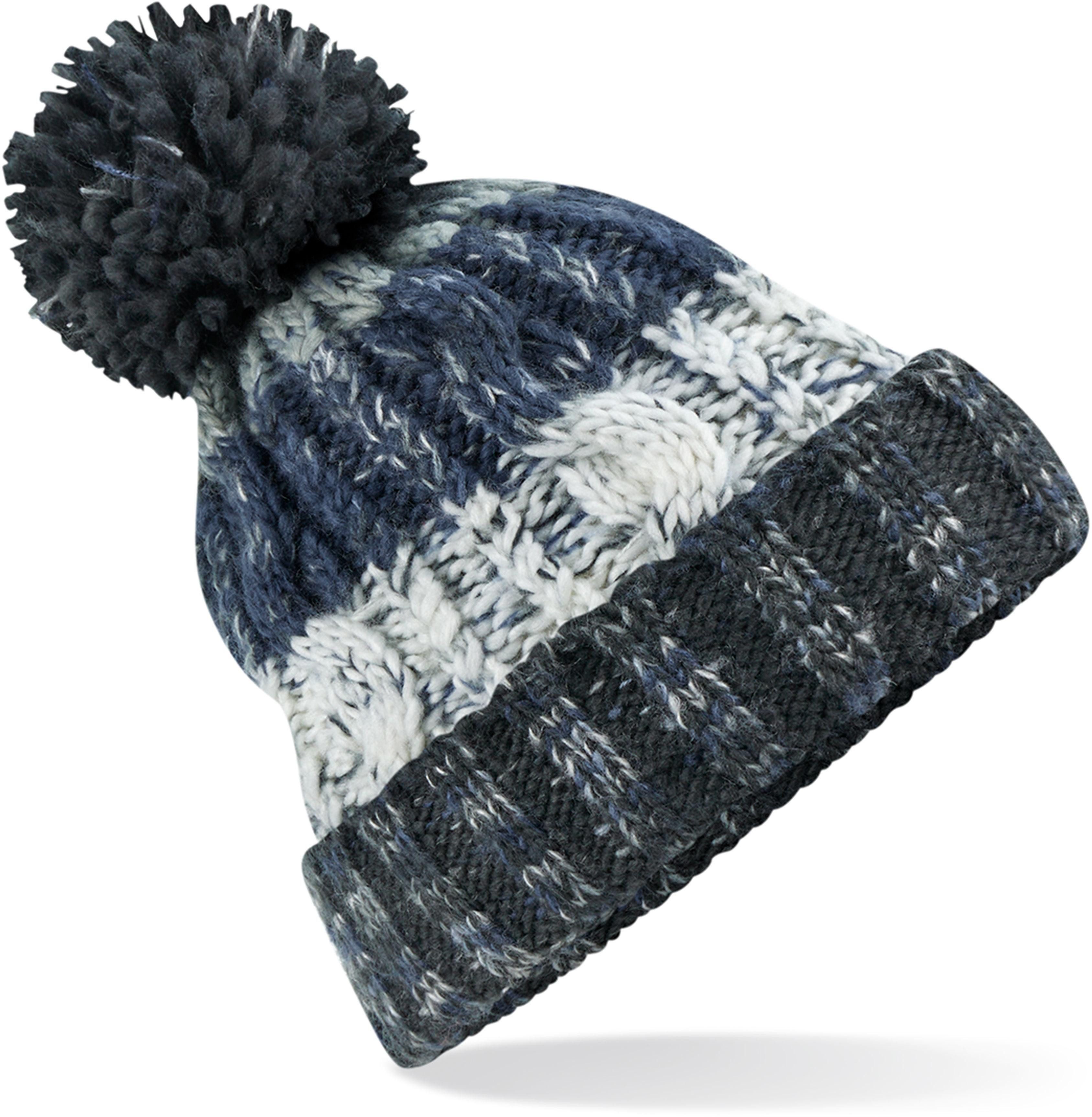 Beechfield® Bommelmütze Corkscrew Pom Pom Beanie günstig online kaufen