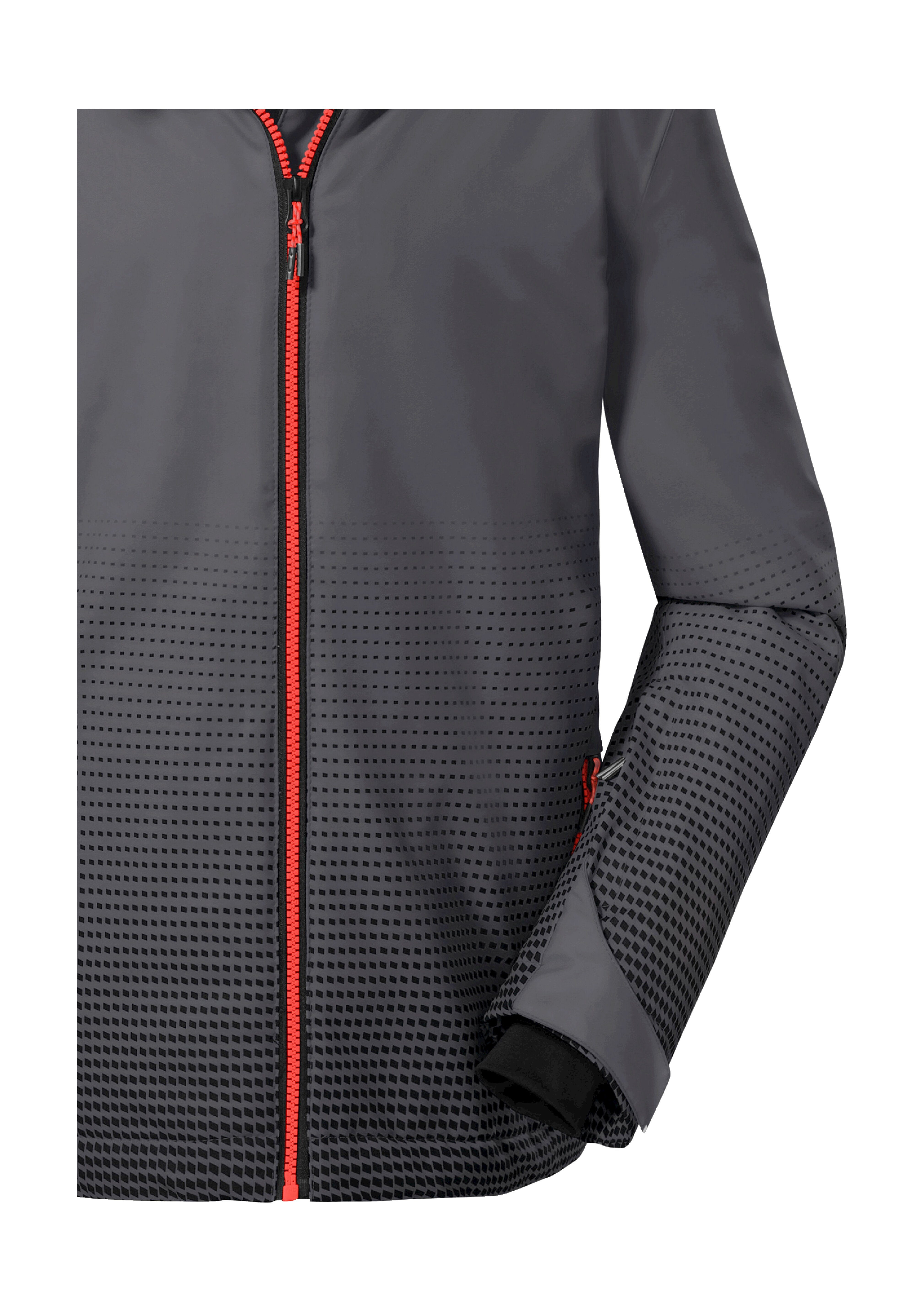 Killtec Skijacke KSW 162 BYS SKI JCKT Wasser- und winddichte Funktionsjacke mit Schneefang und Pixel Print