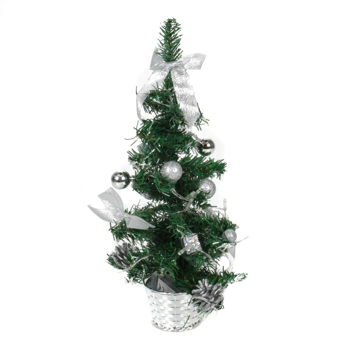 christmas gifts Künstlicher Weihnachtsbaum Christbaum Baum geschmückt, Tannenbaum, 20 LED Weihnachtsbaum